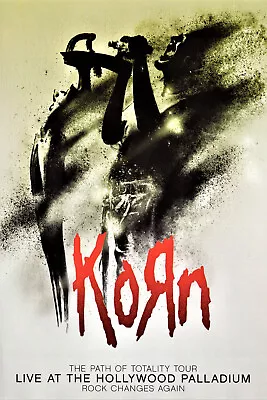 Korn  Concert Poster  Tour 12  X 18  Free Shipping • $22.13