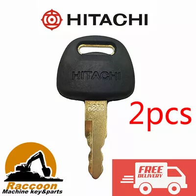 2pcs Fits Hitachi Excavator Plant Digger Key ZAXIS Grab H800 4286465 With Logo • $4.61