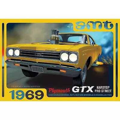 AMT 1/25 1969 Plymouth GTX Hardtop Pro Street AMT1180M Plastics Car/Truck • $29.59