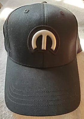 Classic Mopar Brand Baseball Cap/Hat-Solid Black W/chrome  M  Logo  On Front-NEW • $10.99