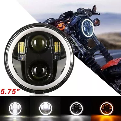 For Honda VTX1300 C R S VTX1800F3 5.75  Motrocycle LED Headlight Hi-Lo DRL Lamp • $33.99