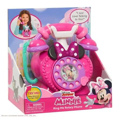 Disney Junior Minnie Mouse Ring Me Rotary Phone *NEW & SEALED* • $22.99