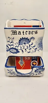 Blue Onion Matchbox Holder • $25.99