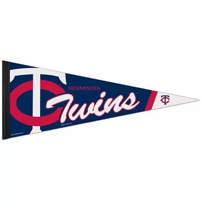 Minnesota Twins Premium Quality Pennant 12 X30  Banner Mlb Licensed • $13.99