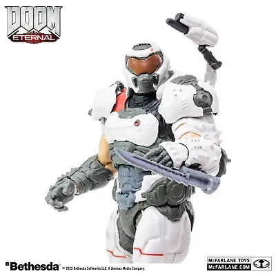 Mcfarlane Toys Doom Eternal Doom Slayer White Armour 11139 Brand New 7 Sealed • £19.96