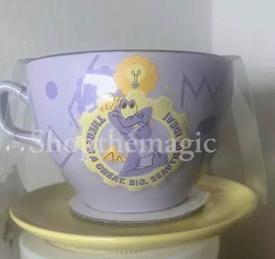 Disney World Epcot Figment Imagination Purple 16oz Mug & Saucer Set 2023 NWT • $33.45