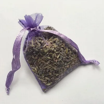 12 Dried Lavender Bags Favours Calming Scent Sleep Aid Moth Repellent • £3.95