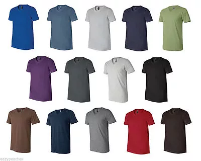 Next Level Premium Men's V-Neck T-Shirt Ultra Soft Basic Plain V Neck Tee 3200 • $8.95