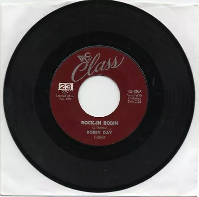  Bobby Day  Rock  In Robin   On Class  Original 45 • $12