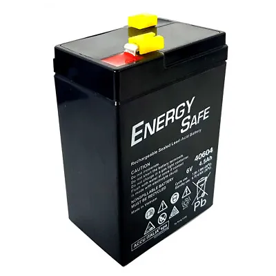 Lead Acid Battery Rechargeable Poly AGM Vlra 6V 45Ah Use Cyclic And Standby • $396.51