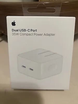 Dual USB-C Port 35W Compact Power Adapter Apple 🍎 Fast Charger • $17