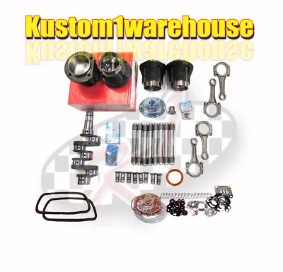 $647 • Buy VW 1600cc Volkswagen Engine Rebuild Kit 85.5 X 69 Bug SuperBeetle Ghia Bus Mahle