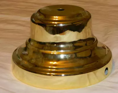 2 Brand New Brass Colored Lamp Bases   Wholesale Lamp Parts Free Shipping • $14