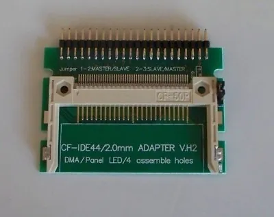 44 Pin CF V.H2 Adapter Ideal For Amiga A600 A1200 Or Laptop • $5.89