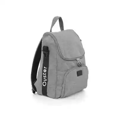 *BRAND NEW IN PACKAGING* BabyStyle Oyster3 Changing Backpack Moon Silver/Grey • £51.99