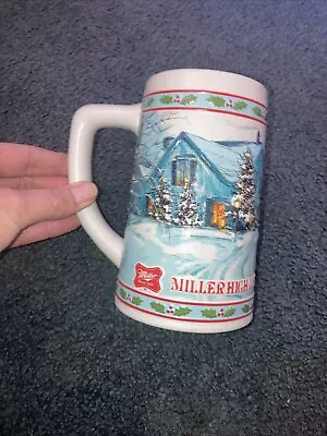 Miller High Life 1980's Holiday Beer Stein Limited Edition 5 3/4  • $4.85