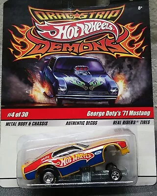 Hot Wheels  Drag Strip Demons' George Doty's 71 Mustang • $1
