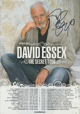 David Essex HAND SIGNED 8x10 Flyer Autograph Rock On Hold Me Close Winter's • £9.99