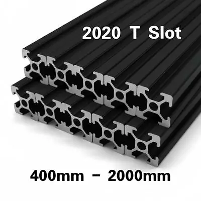 10PCS 2020 Aluminum Extrusion Profile T Slot Linear Rail EU Standard 400-2000mm • $150.39