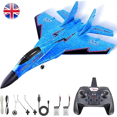 RC Plane RC Airplanes 2.4GHz Remote Control Airplanes Foam RC Aircraft Fighter • £26.92