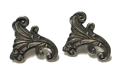 Rare Vintage Margot De Taxco Sterling Silver Earrings #5416 • $209