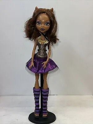 Monster High Doll Clawdeen Ghouls Alive Dress Boots Necklace Action Works • $14.95