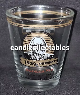 Six Generations Of Distillers Jim Beam Bourbon Shot Glass Great Used Condition • $30