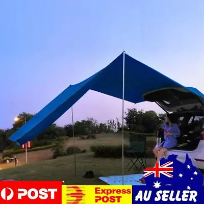 Car Roof Top Tent Awning Anti-UV Camping Tents For Car (Dark Blue 300x200cm) • $58.49