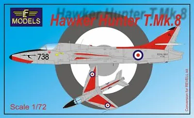 H.Hunter T.Mk.8 - Conversion For Revell Kit F.6/FGA.9 LF7296 LF MODELS 1:72 • £32.89