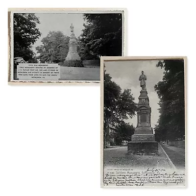 BETHLEHAM PA * CIVIL WAR MONUMENT * Lot Of 2 • $6.55