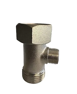 Metal Brass T Adapter Valve 3 Way 7/8 *7/8 * 3/8 Connector US For Toilet Bidet • $14.99