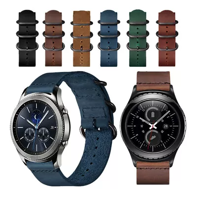 Watch Band For Samsung Gear S3 Frontier S3 Classic Vintage Leather Wrist Strap • $11.99