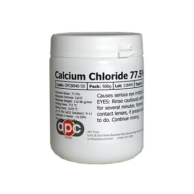 Calcium Chloride 77.5% 500g *Free Shipping* *Professional Seller* • £11.45