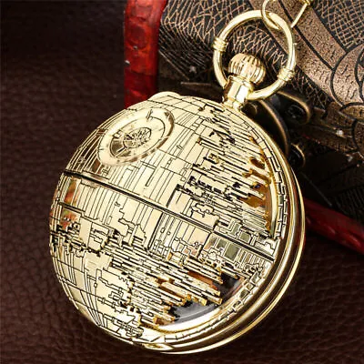 Steampunk Stars Wars Series Musical Pocket Watch Fob Chain Music Watches Gifts~ • £17.99