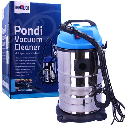 £96.95 • Buy Bermuda Pondi Pond Vacuum Water Sludge Remover Cleaner Garden Koi Carp Power Vac