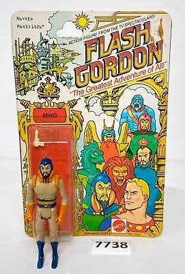 Vintage Mattel 1979 Flash Gordon Ming The Merciless Action Figure 3 3/4  MOC • $74.99