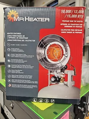 Mr. Heater MH15T Single Tank Top Heater 10000 To 15000 BTU Silver - F242100 • $50