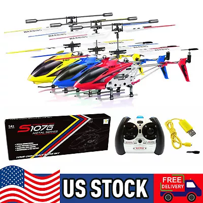 Mini RC Infrared Induction Remote Control 3.5CH Gyro Helicopter RC Drone Gifts • $22.06