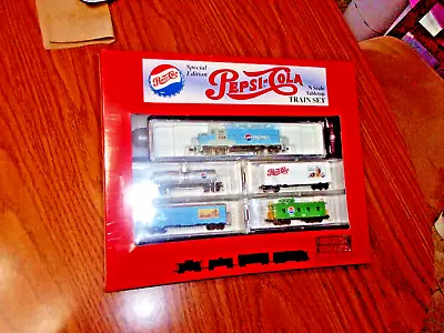 Micro-trains A  Special Edition  Tabletop New N-scale Pepsi-Cola Train Set • $308.47