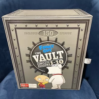 Family Guy–Vault Deluxe DVD Boxset Seasons 1-10 (28 Disc Set) Collectors Edition • $150