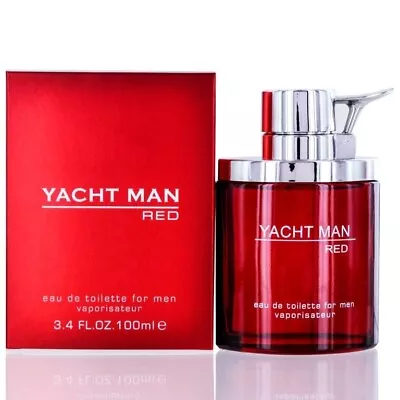 Yacht Man Red Myrurgia Edt Spray 3.4 Oz For Men-new In Box • $13.13