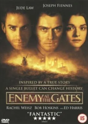 Enemy At The Gates DVD Drama (2001) Jude Law Quality Guaranteed Amazing Value • £2.18