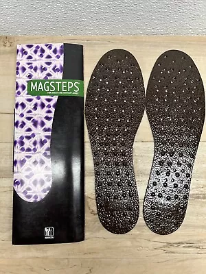 Vtg 2001 Nikken Magsteps Magnetic Shoe Inserts Insoles Size: Medium Uncut USA • $65