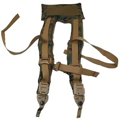 McGuire Gear USMC Mil-Spec ILBE Main Pack Padded Straps—WL MARPAT Made In USA • $39.99