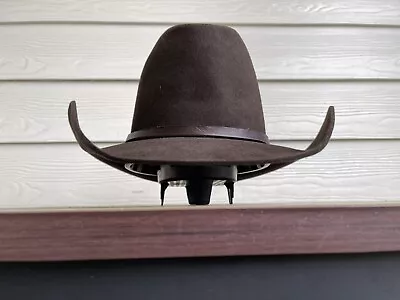 $390  10X John Wayne Vintage Rugged Cowboy Hat 7 1/4 Yellowstone Texas Rancher • $155