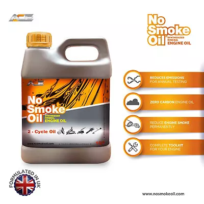 NO SMOKE OIL SUPER 2 CYCLE MOTOR Oil 1 QUART • $12.95