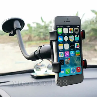 Universal 360° Car AUTO ACCESSORY Rotating Phone Windshield Mount GPS Holder US • $7.69