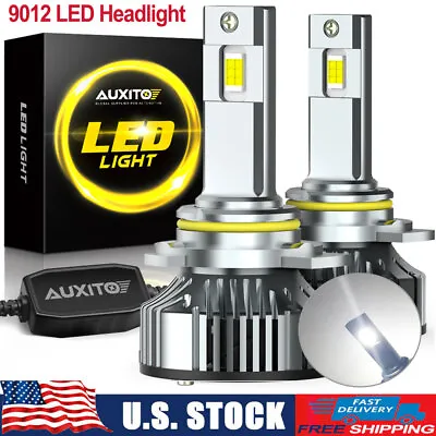 AUXITO 9012 HIR2 LED Headlight Kit Bulb High Low Beam White 48000LM Super Bright • $44.64