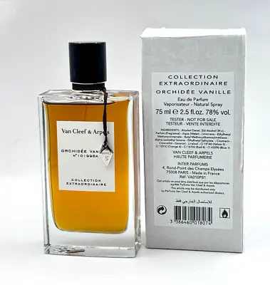 Van Cleef & Arpels ORCHIDEE VANILLE 2.5 Oz 75 Ml Eau De Parfum Spray TESTER • $129