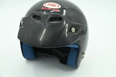 RARE G-FORCE Racing Gear X-680 Motorcycle Helmet Black Size Large • $89.99